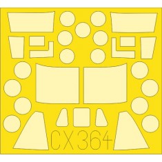 1/72 Bell-Boeing MV-22B Osprey Paint Mask for Hasegawa kits