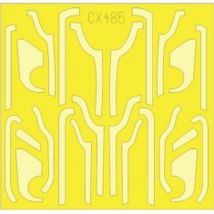 1/72 Boeing B-17G Flying Fortress Antiglare Panels (VE Production) Paint Mask for Airfix