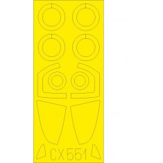 1/72 Sukhoi Su-57 Paint Masks for Zvezda kits