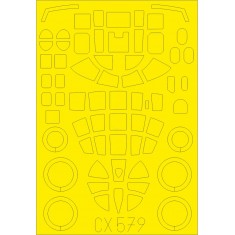 1/72 North American B-25B Mitchell Paint Masking for Airfix kits