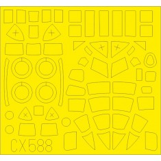 1/72 Bristol Beaufort Mk.I Masking Sheet for Airfix kits
