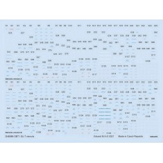 1/48 Sukhoi Su-7 Stencils Decals for OEZ/Smer kits