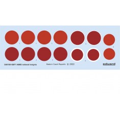 1/48 Mitsubishi A6M2 National Insignia Decals for Eduard kits
