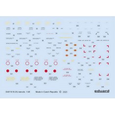 1/48 B-25J Mitchell Stencils Decals for HK Model kits