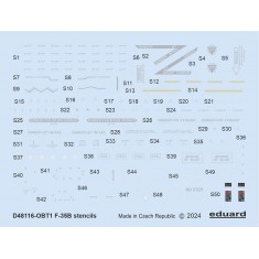 1/48 Lockheed Martin F-35B Lightning II Stencils Decal