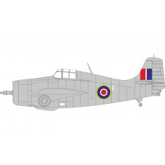 1/48 Grumman Wildcat FM-1 British National Insignia Mask for Tamiya kits