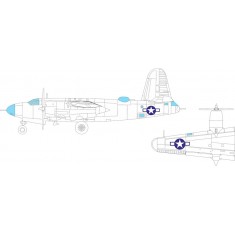 1/48 B-26G Marauder US National Insignia Masking for ICM kits