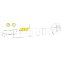 1/48 Bf 109E-4/7 Canopies Masking sheet for Tamiya kits