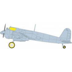 1/48 Henschel Hs 129B Canopies Paint Masks for Takom kits