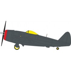 1/48 P-47M Canopies Paint Masks for Tamiya kits