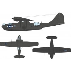 1/48 PBY-5A US National Insignia (stars and bars) Paint Mask for Eduard / Revell kit