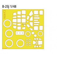 1/48 B-25J Mitchell Paint Mask for Revell/Monogram kit