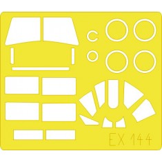 1/48 Curtiss P-40N Warhawk Paint Mask for Eduard/Mauve kit