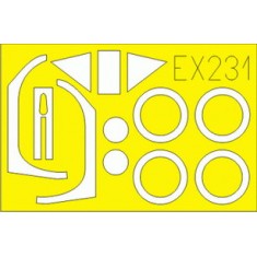 1/48 Focke-Wulf Fw 190A-5/A-8 Paint Mask for Hasegawa kit