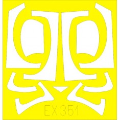 1/48 A-6E Paint Mask for Kinetic kit