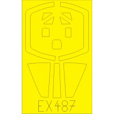1/48 Dassault Mirage III E Paint Mask for Kinetic kit #48050