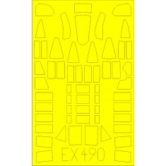 1/48 British Boulton-Paul Defiant Mk.I Paint Mask for Airfix kit A05128