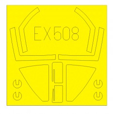 1/48 BAE Sea Harrier FRS.1 Paint Mask for Kinetic K48035 kit