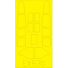 1/48 Curtiss P-40B Tomahawk Paint Mask for Airfix kit #A05130