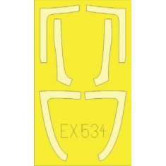 1/48 McDonnell-Douglas F/A-18C Hornet Paint Mask for Kinetic kit K48031