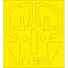 1/48 Sukhoi Su-17M4 Fitter Paint Mask for Hobby Boss kit