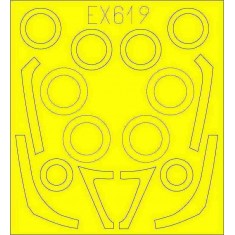 1/48 General Dynamics F-16C/N Fighting Falcon Painting Masks for Tamiya kits