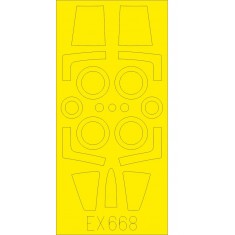1/48 Lockheed F-104J Starfighter Paint Masks for Kinetic kits