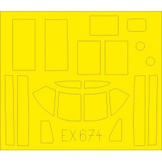 1/48 Douglas B-26B-50 Invader Paint Masks for ICM kits