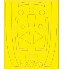 1/48 Hawker Tempest Mk.V Paint Masking for Eduard kits