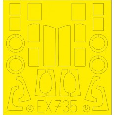 1/48 Percival Proctor Mk.I Paint Masking Sheets for Dora Wings kits