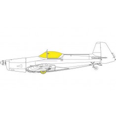 1/48 Zlin Z-526 AFS Akrobat Paint Masking for Eduard kits