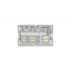 1/48 Mikoyan-Gurevich MiG-17F Seatbelts (steel) Detail Set for Hobby Boss kits