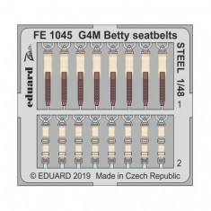 1/48 Mitsubishi G4M Betty Seatbelts Detail set for Tamiya kits
