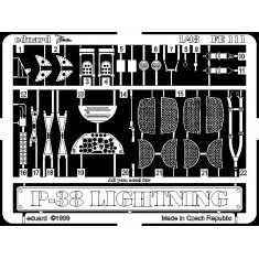 Photoetch for 1/48 Lockheed P-38 Lightning for Academy kit