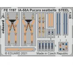 1/48 FMA IA-58A Pucara Seatbelts Detail Set for Kinetic kits