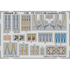 1/48 McDonnell Douglas F-4B Phantom II Seatbelts Detail Set for Tamiya kits