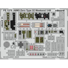 1/48 Mitsubishi A6M3 Zero Type 32 Weekend Detail set for Eduard kits