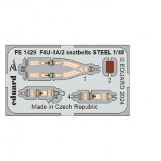1/48 Vought F4U-1A/2 Corsair Seatbelts for Magic Factory kits