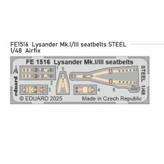 1/48 Westland Lysander Mk.I/III Seatbelts Colour PE parts for Airfix kits