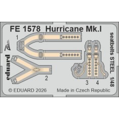 1/48 Hurricane Mk.I Seatbelts Detail set for Arma Hobby kits