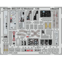 1/48 MiG-21F-13 Weekend Detail set for Eduard kits