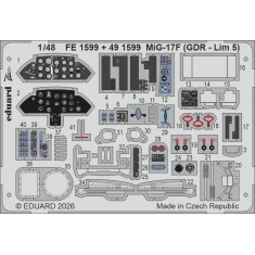 1/48 Mikoyan-Gurevich MiG-17F (GDR - Lim 5) Detail Set for Kinetic Kit