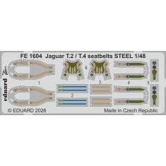 1/48 Jaguar T.2/T.4 Seatbelts PE Set for Airfix Kit