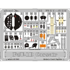 Colour Photoetch for 1/48 Vought F4U-1D Corsair for Tamiya kit