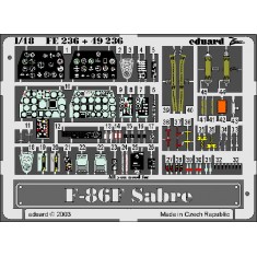 1/48 North American F-86F Sabre Colour Photoetch Set Vol.2 for Hasegawa kit