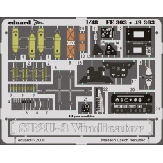 Colour Photoetch for 1/48 Vought SB2U-3 Vindicator for Accurate Miniatures kit