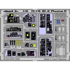 Colour Photoetch for 1/48 McDonnell Douglas RF-4C Phantom II for Hasegawa kit