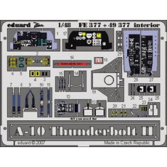 Colour Photoetch for 1/48 A-10 Thunderbolt II Interior for Italeri kit