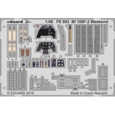 1/48 Bf 109F-2 (Weekend Edition) Detail-up set for Eduard kits