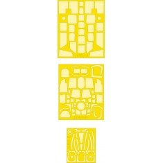 1/32 Boeing B-17G Flying Fortress Paint Mask for HK Models kit (3 Sheets)